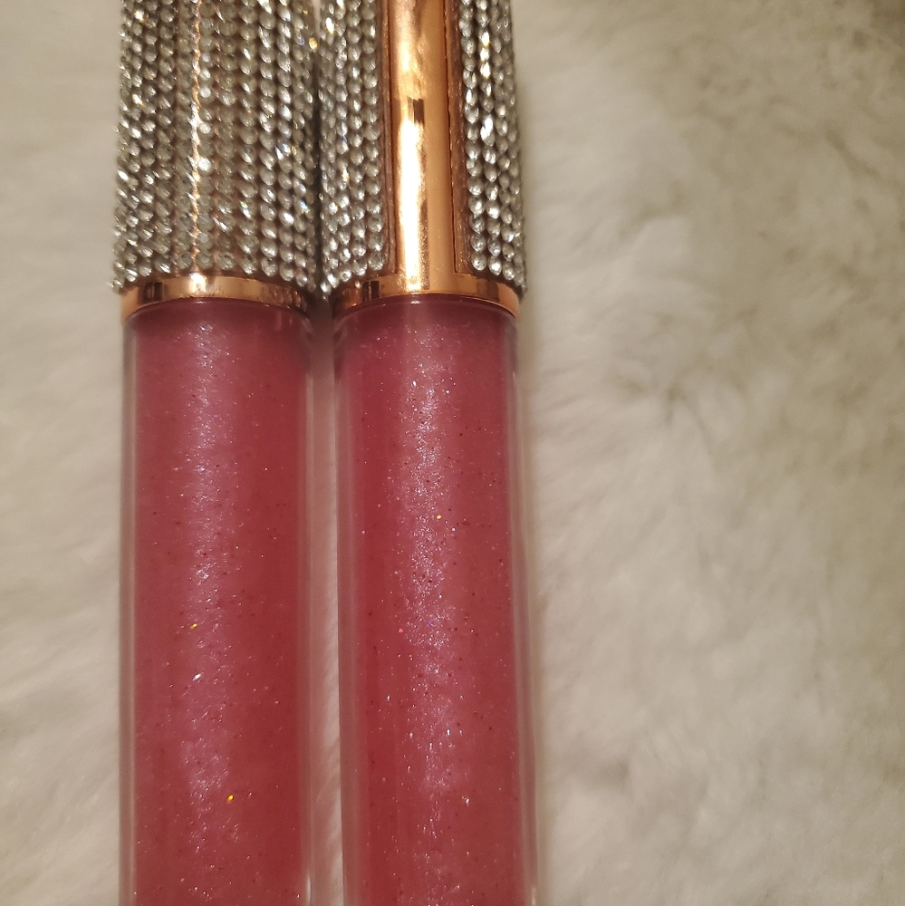 Pink Bubble Gum lip gloss and Red Cherry 🍒